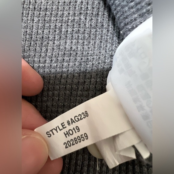 Madewell Heathered Thermal Henley Tee size M - Picture 11 of 15